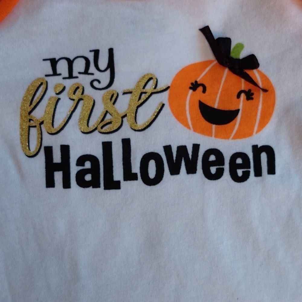 Baby Essentials - 6 months - Half Off Halloween - My First Halloween Onsie